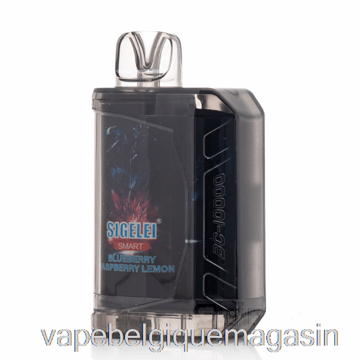 Vape Jus Sigelei Smart Ac10000 0% Zéro Nicotine Jetable Myrtille Framboise Citron